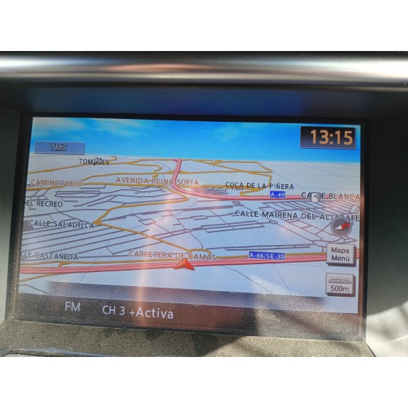 Recambio de pantalla multifuncion para infiniti qx70 3.7 awd referencia OEM IAM   