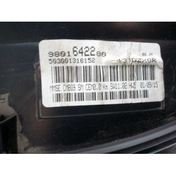 Recambio de cuadro instrumentos para peugeot expert kasten furgón l2h1 referencia OEM IAM 9801642280 9801642280 