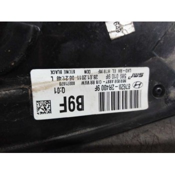 Recambio de retrovisor derecho para hyundai i30 classic gl referencia OEM IAM 876202R4009F NEGRO 5 PIN 876202R4009F