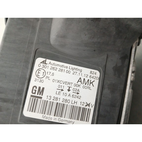 Recambio de faro izquierdo para opel astra j gtc 1.4 (08) referencia OEM IAM   