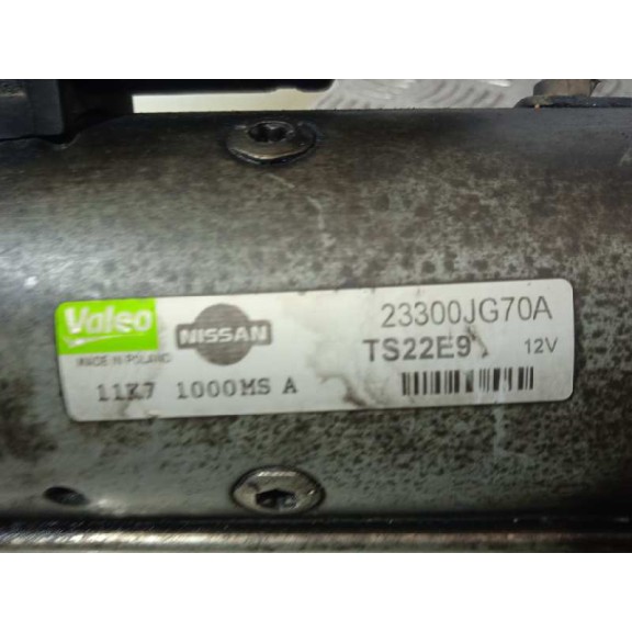 Recambio de motor arranque para nissan qashqai (j10) acenta 4x4 referencia OEM IAM 23300JG70A TS22E9 10 DIENTES