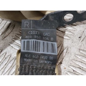 Recambio de cinturon seguridad trasero derecho para audi a8 (4e2) 3.7 quattro referencia OEM IAM 4E0857806B 601783100 
