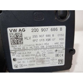 Recambio de modulo electronico para volkswagen arteon (3h8) referencia OEM IAM 2Q0907686B ANGULO MUERTO DERECHO