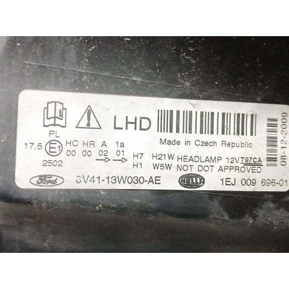 Recambio de faro izquierdo para ford kuga i 2.0 tdci referencia OEM IAM 8v4113w030ae  