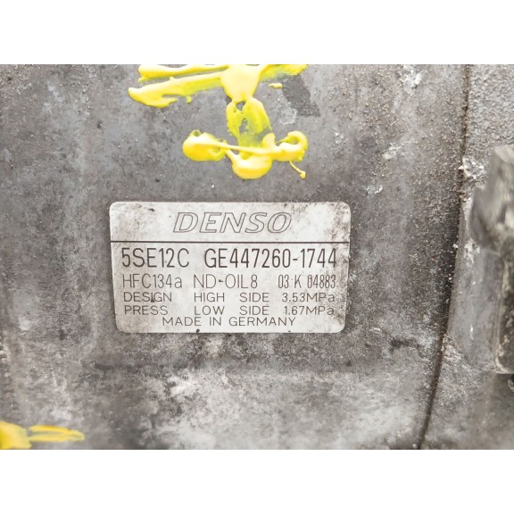 Recambio de compresor aire acondicionado para toyota avensis (_t25_) 2.2 d-4d (adt251_) referencia OEM IAM ge4472601744 44726017