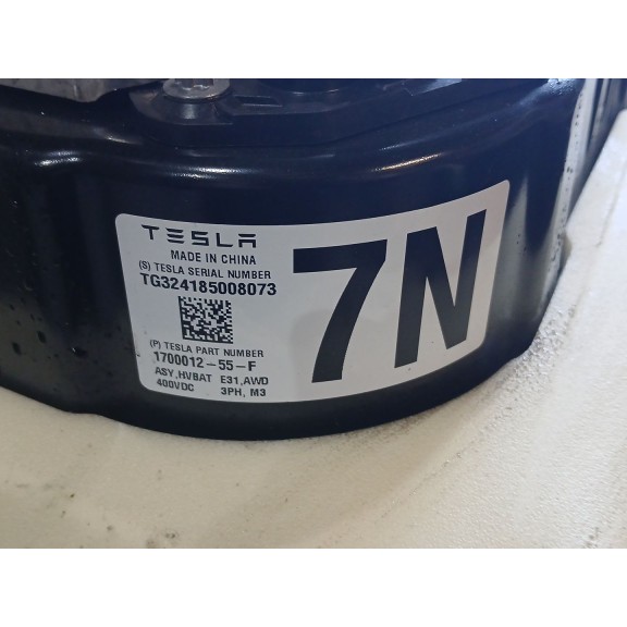 Recambio de bateria para tesla model 3 (5yj3) ev awd referencia OEM IAM TG324185008073  