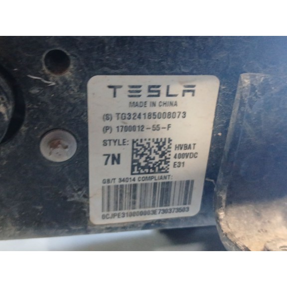 Recambio de bateria para tesla model 3 (5yj3) ev awd referencia OEM IAM TG324185008073  
