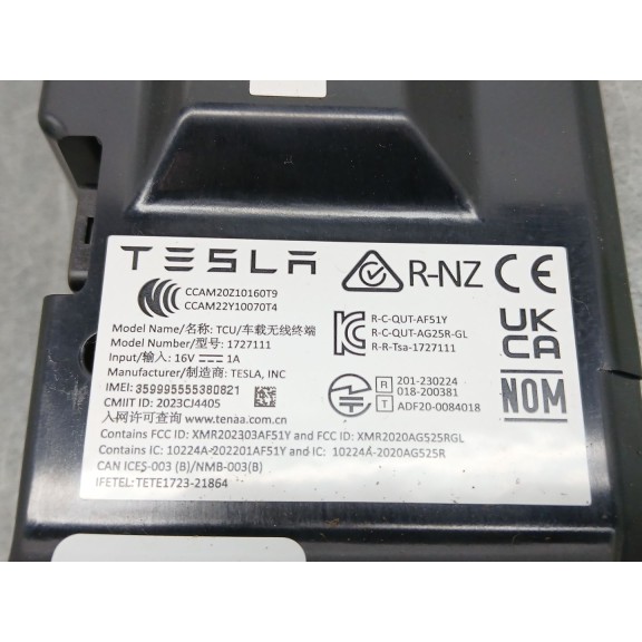 Recambio de modulo electronico para tesla model 3 (5yj3) ev awd referencia OEM IAM 2023cj4405  