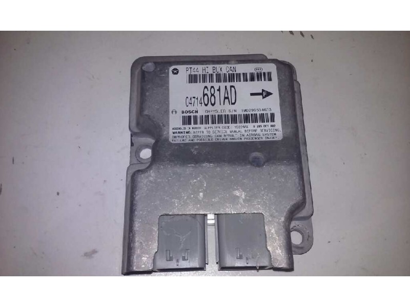 Recambio de centralita airbag para chrysler pt cruiser (pt) 1.6 catwalk classic referencia OEM IAM 04714681AD 04714681AD 