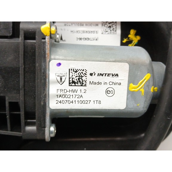 Recambio de elevalunas delantero derecho para tesla model 3 (5yj3) ev awd referencia OEM IAM 1a002172a 177424300c 