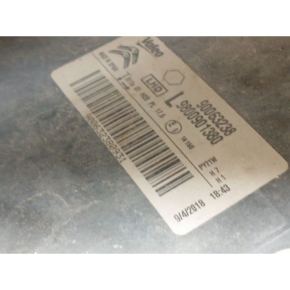 Recambio de faro izquierdo para citroën c4 cactus 1.2 thp 110 referencia OEM IAM   