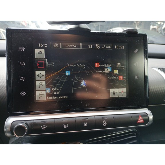 Recambio de pantalla multifuncion para citroën c4 cactus 1.2 thp 110 referencia OEM IAM   