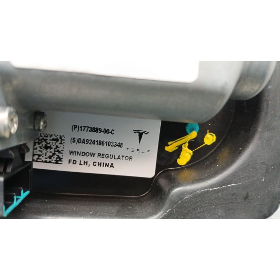 Recambio de elevalunas delantero izquierdo para tesla model 3 (5yj3) ev awd referencia OEM IAM 1a002173a 177388900c 