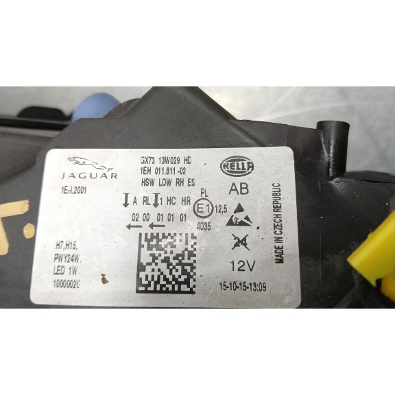 Recambio de faro derecho para jaguar xe (x760) 2.0 d referencia OEM IAM GX7313W029HD  