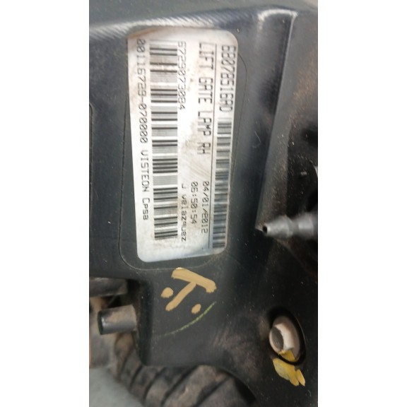 Recambio de piloto trasero derecho interior para fiat freemont (345_) 2.0 jtd referencia OEM IAM 68078516ad  