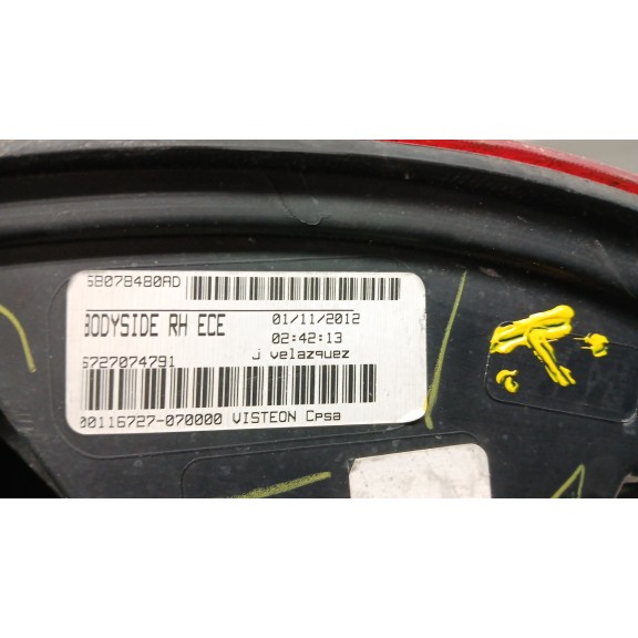 Recambio de piloto trasero derecho para fiat freemont (345_) 2.0 jtd referencia OEM IAM 68078480ad  