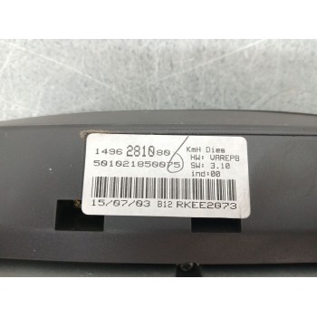 Recambio de cuadro instrumentos para fiat ulysse (179) 2.2 jtd admiral referencia OEM IAM 1496281080  