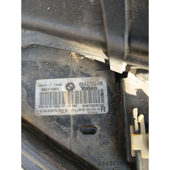 Recambio de faro derecho para bmw 3 (e90) 318 d referencia OEM IAM   