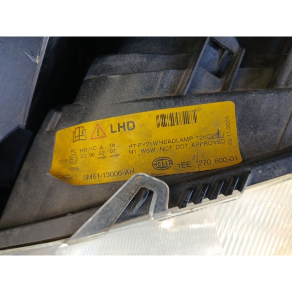 Recambio de faro izquierdo para ford focus c-max (dm2) 1.8 tdci referencia OEM IAM   