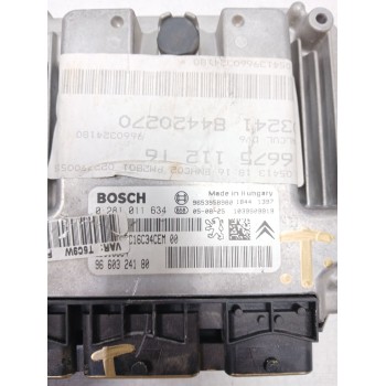 Recambio de centralita motor uce para peugeot 307 sw (3h) 1.6 hdi 110 referencia OEM IAM 0281011634  