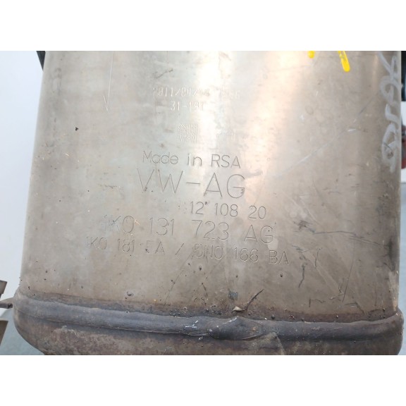 Recambio de filtro de particulas para skoda superb ii (3t4) 2.0 tdi 16v referencia OEM IAM 1K0131723AG  