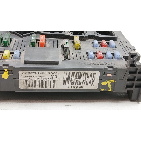 Recambio de centralita bsi para peugeot 206 van 1.4 hdi referencia OEM IAM 9657999780 s118085220f 