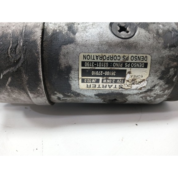 Recambio de motor arranque para kia magentis ii (mg) 2.0 crdi referencia OEM IAM 3610027010 031013190 