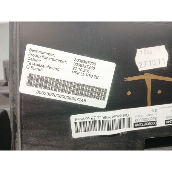 Recambio de guantera para mini mini countryman (r60) one referencia OEM IAM 3002397606  