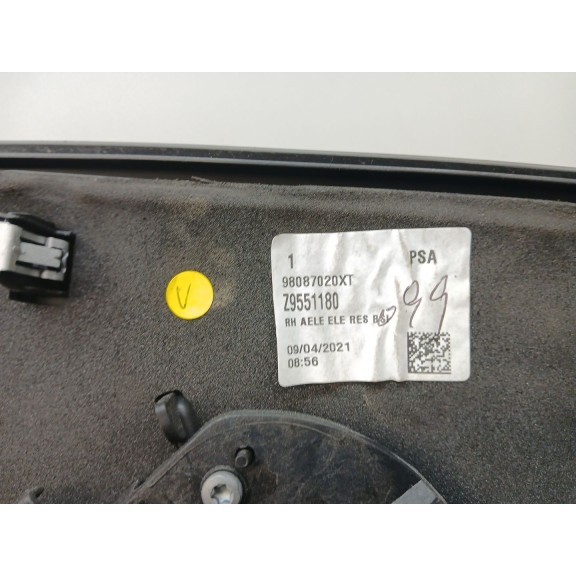 Recambio de retrovisor derecho para opel vivaro c furgoneta (k0) 2.0 referencia OEM IAM 98087020XT  