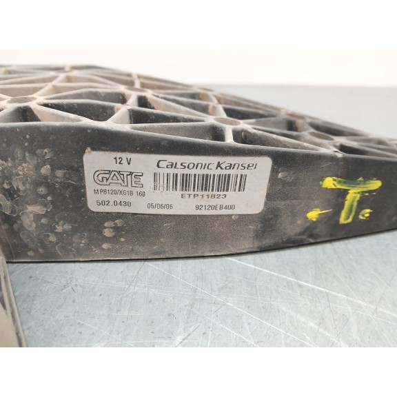 Recambio de electroventilador para nissan pathfinder iii (r51) 2.5 dci 4wd referencia OEM IAM 92120EB400  