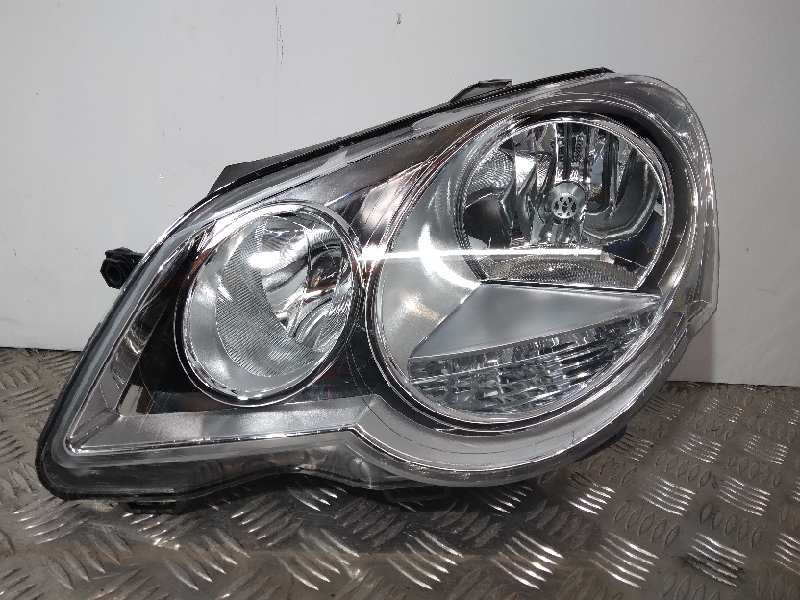 Recambio de faro izquierdo para volkswagen polo (9n3) referencia OEM IAM 6Q1941007AJ NUEVO 05-09