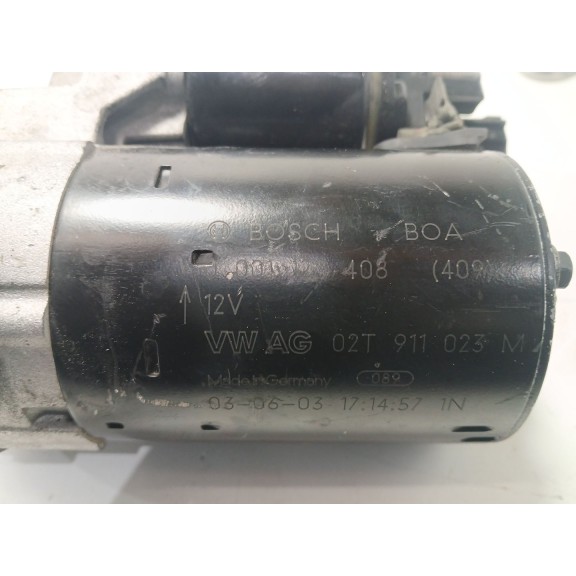 Recambio de motor arranque para audi a3 (8p1) 1.6 referencia OEM IAM   