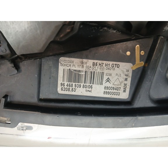Recambio de faro izquierdo para citroën c4 coupé (la_) 1.6 hdi referencia OEM IAM 9646893980  