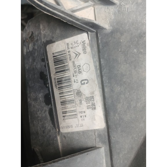 Recambio de faro izquierdo para citroën berlingo multispace (b9) 1.6 referencia OEM IAM   