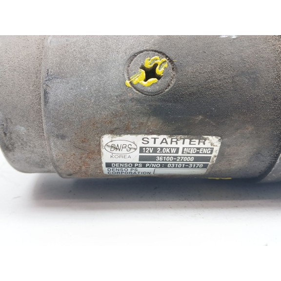 Recambio de motor arranque para kia carens 2.0 turbodiesel cat referencia OEM IAM 3610027000 031013170 