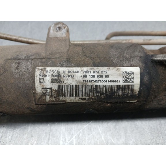 Recambio de cremallera direccion para opel vivaro c furgoneta (k0) 2.0 referencia OEM IAM 9813692680  