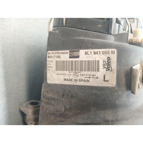 Recambio de faro izquierdo para seat ibiza iii (6l1) 1.6 16v referencia OEM IAM 6L1941005M  