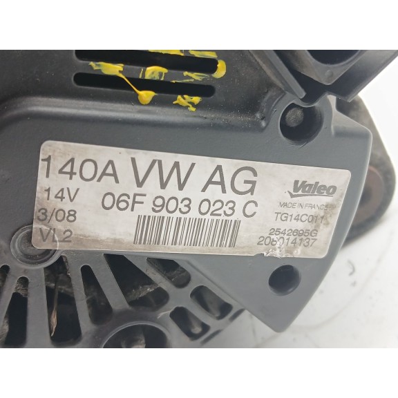 Recambio de alternador para volkswagen golf v (1k1) 1.9 tdi referencia OEM IAM 06F903023F 03L903023F 0124525091