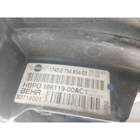 Recambio de electroventilador para mini mini countryman (r60) one referencia OEM IAM 1742275485403  