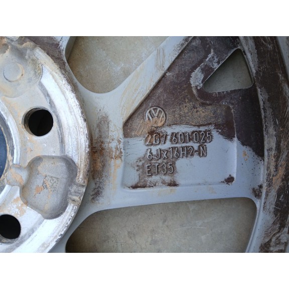 Recambio de llanta para volkswagen taigo (cs1) 1.0 tsi referencia OEM IAM 6JX16H2 ET35 X1 2G7601025