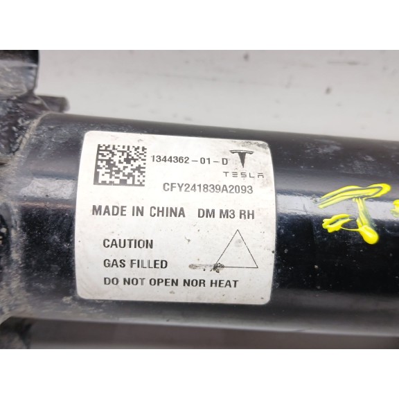 Recambio de amortiguador delantero derecho para tesla model 3 (5yj3) ev awd referencia OEM IAM 134436201d  