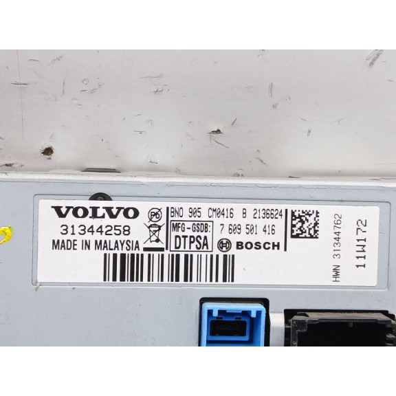 Recambio de pantalla multifuncion para volvo v60 kombi kinetic referencia OEM IAM 31344258 31344762 7609501416
