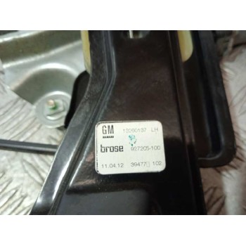Recambio de elevalunas delantero izquierdo para opel zafira tourer excellence referencia OEM IAM 13260137 20951581 7 PINS