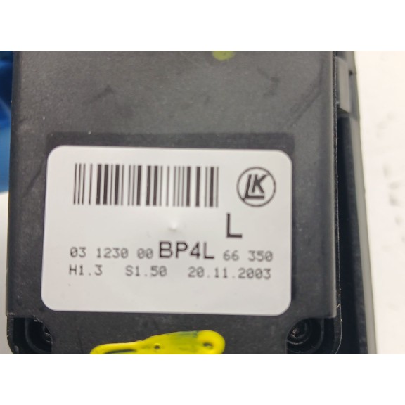 Recambio de mando elevalunas delantero izquierdo para mazda 3 (bk) 1.6 (bk14) referencia OEM IAM 03123000bp4l  