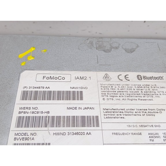 Recambio de sistema audio / radio cd para volvo v60 kombi kinetic referencia OEM IAM   