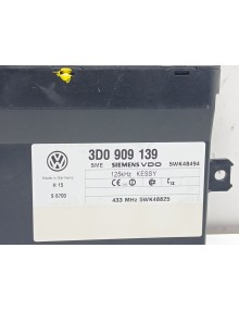 Recambio de modulo electronico para porsche cayenne (9pa) 3.2 referencia OEM IAM 3d0909139 5wk48825  2