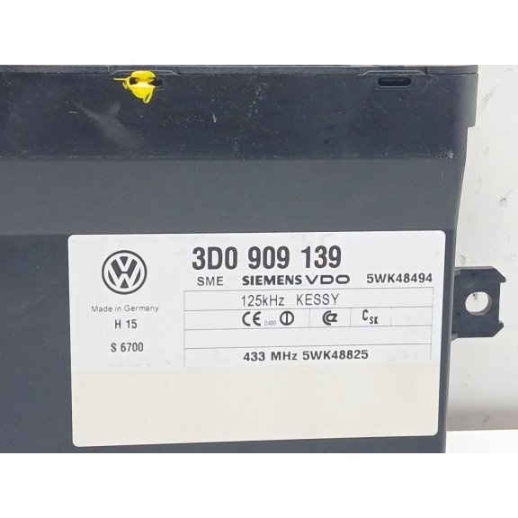 Recambio de modulo electronico para porsche cayenne (9pa) 3.2 referencia OEM IAM 3d0909139 5wk48825 