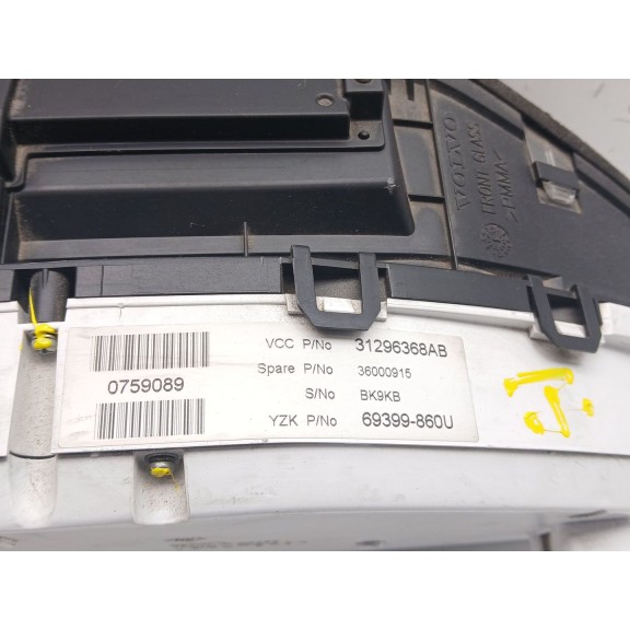 Recambio de cuadro instrumentos para volvo v60 kombi kinetic referencia OEM IAM 31296368ab 69399860u 36000466