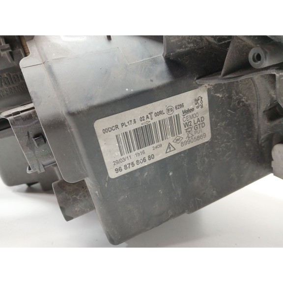 Recambio de faro izquierdo para peugeot 508 sw i (8e_) 2.2 hdi referencia OEM IAM 9687580680  