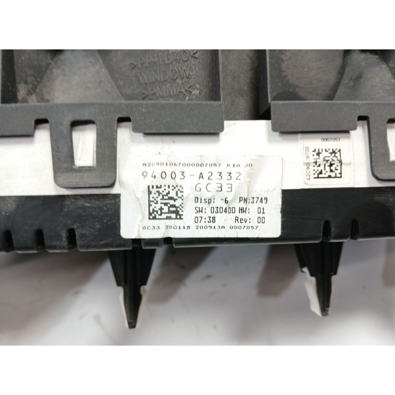 Recambio de cuadro instrumentos para kia cee´d drive referencia OEM IAM .5k 94003A2332 
